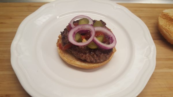 egyszerű hamburger készítése 2
