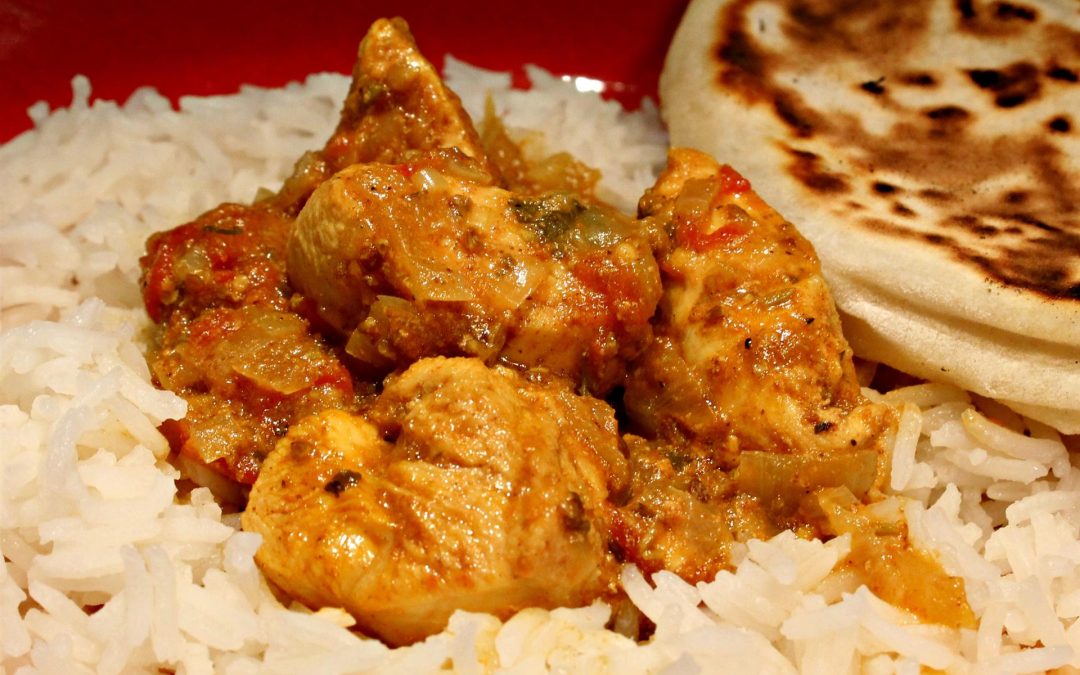 Tandori csirke curry